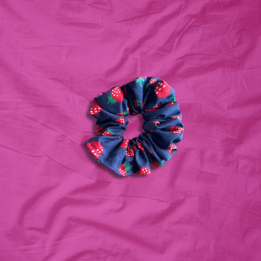 Mini Strawberry Scrunchie