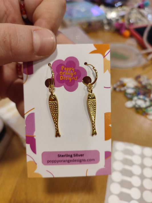 Gold fish hoops