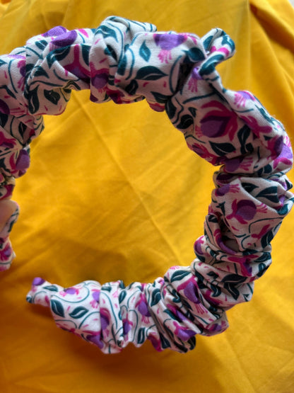 Scrunchie Headband - Garden Blooms