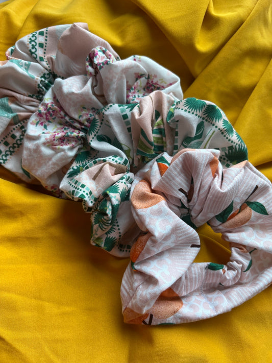 Scrunchie Set - Mediterranean Palm 