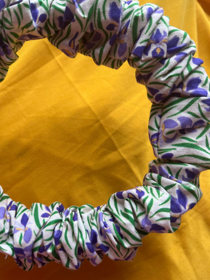Scrunchie Headband - Garden Blooms