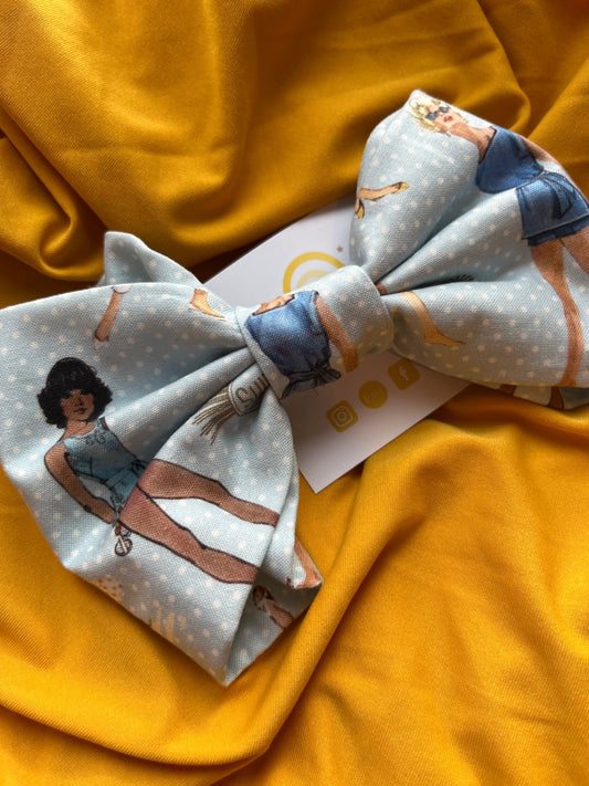 Hair Bow - Vintage Summer