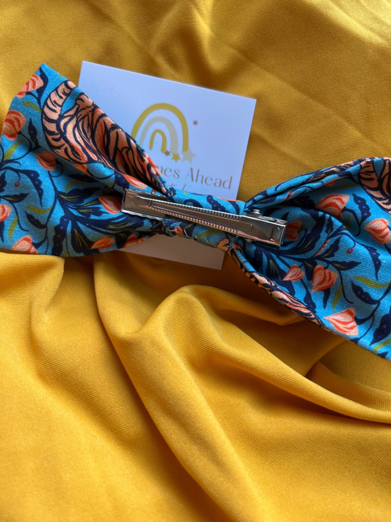 Hair Bow Clip - Majestic Jungle