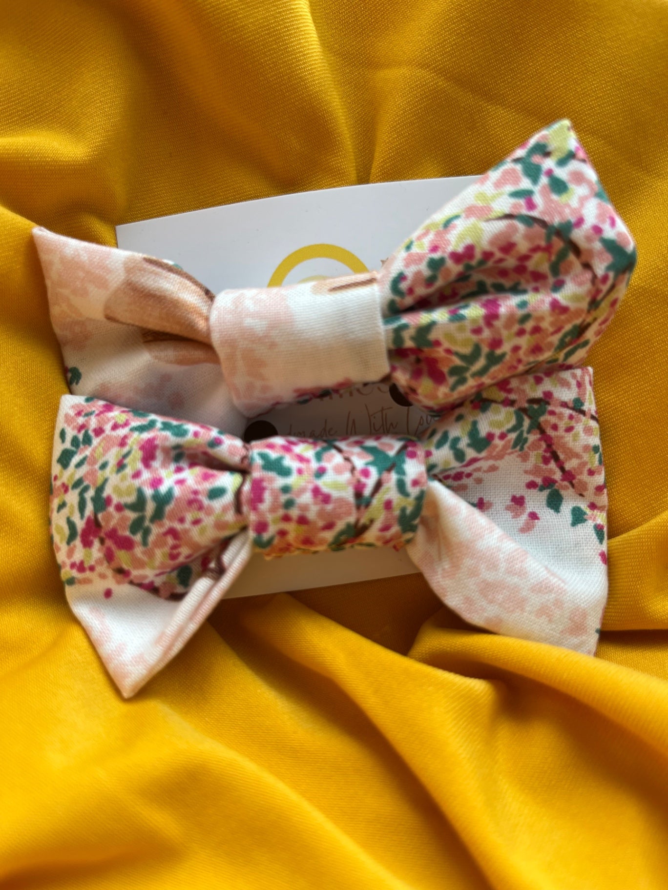 Hair Bow Clips - Mediterranean Palm