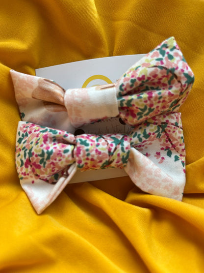 Hair Bow Clips - Mediterranean Palm