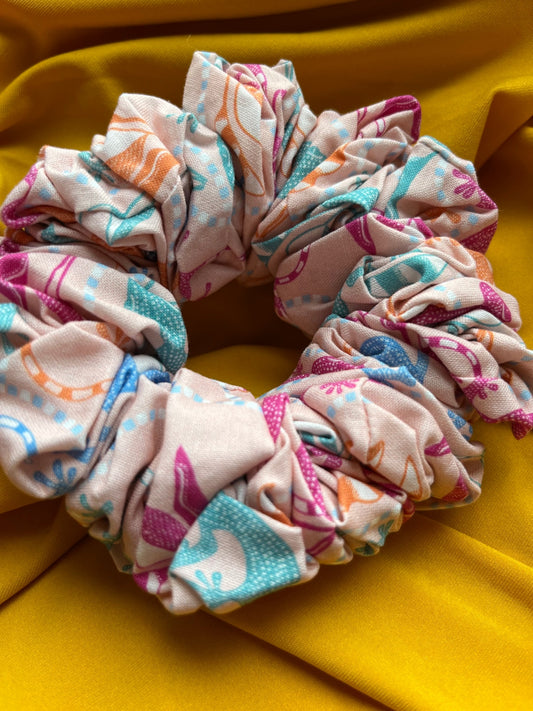 Giant XXL Oversized Scrunchie - Mediterranean Medley