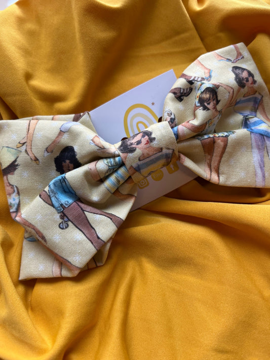 Hair Bow - Vintage Summer