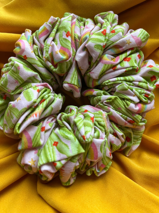 Giant XXL Oversized Scrunchie - Disco Cowgirl