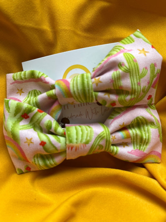 Hair Bow Clips - Disco Cowgirl 