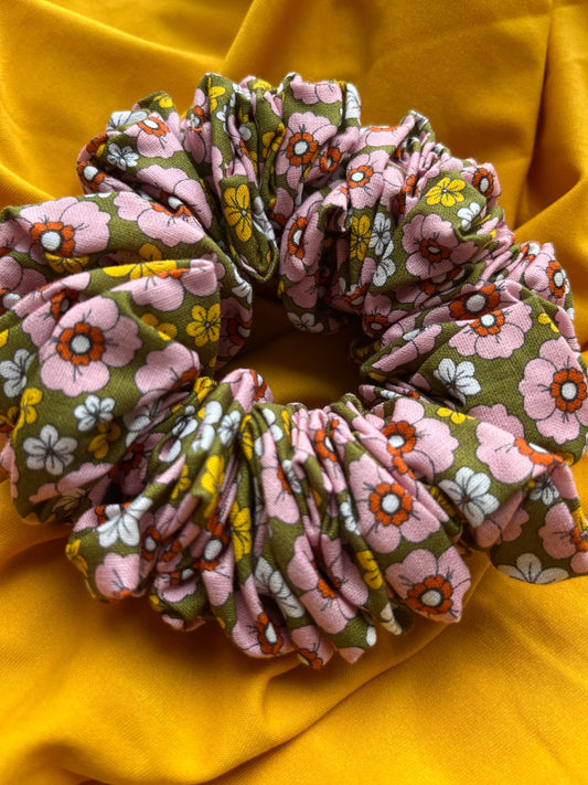 Giant XXL Oversized Scrunchie - Vintage Flowers