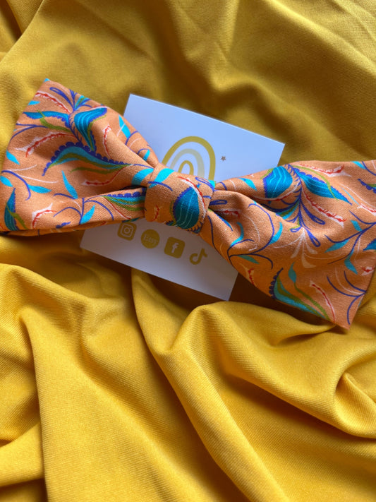 Hair Bow Clip - Majestic Jungle