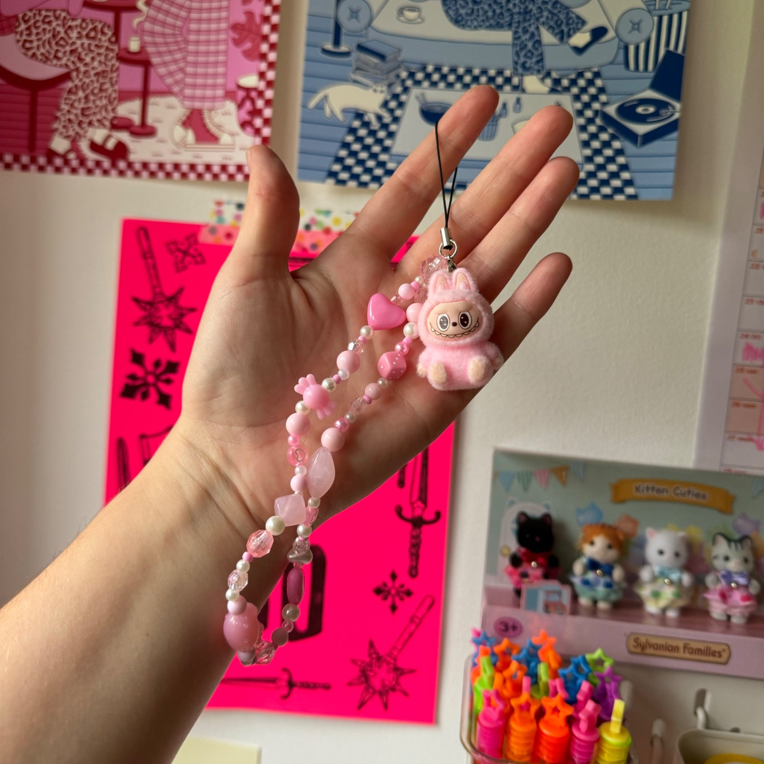Pink  Bubu Charm