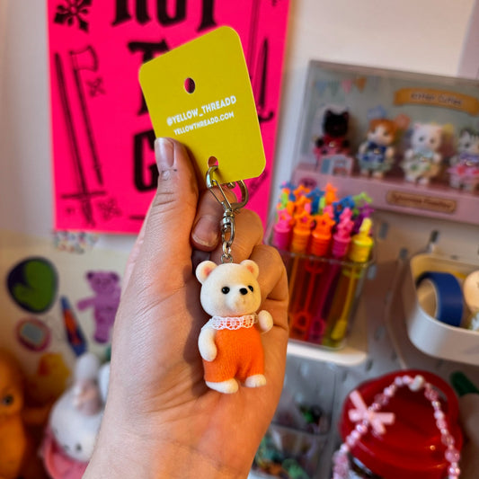 BABY POLAR BEAR KEYCHAIN