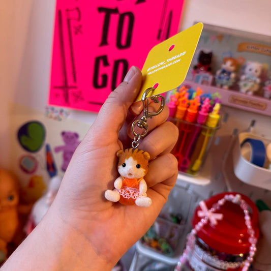 BABY GINGER CAT KEYCHAIN