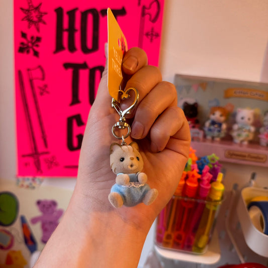BABYSTRIPE CAT KEYCHAIN