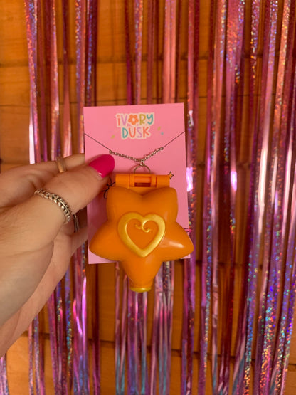 Upcycled polly pocket vintage necklace