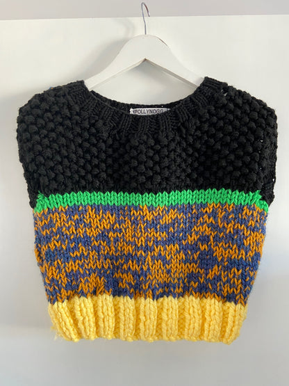 Multi Coloured Back Bobble Tank
