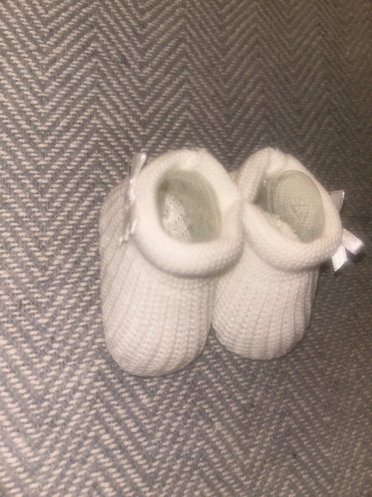 Pink Baby Booties