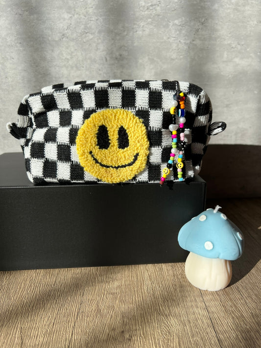 Black Checkered Bag