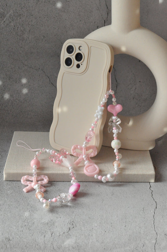 Pastel Pink Phone Charm