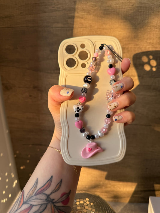 Cowgirl Phone Charm