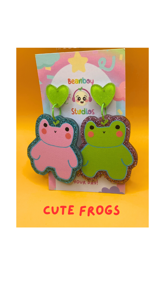 Cute Frogs Earrings