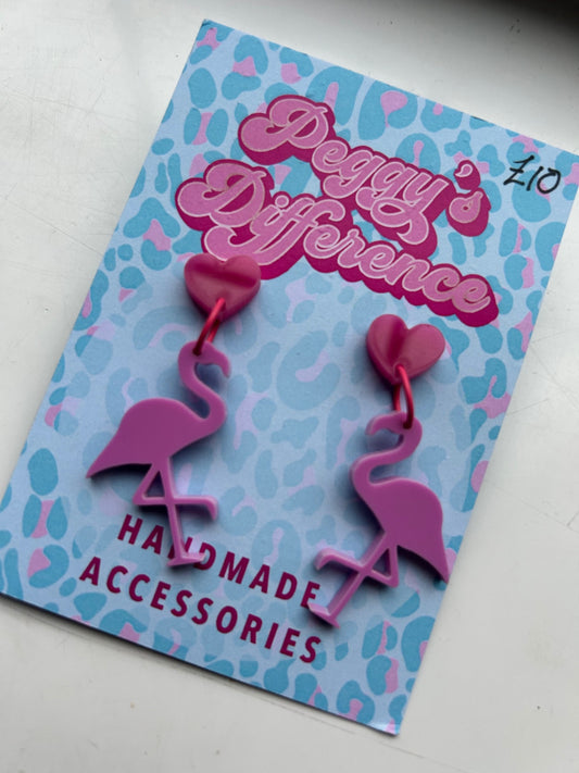 Flamingo Earrings