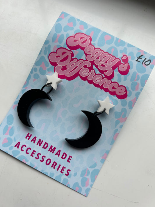 Moon earrings