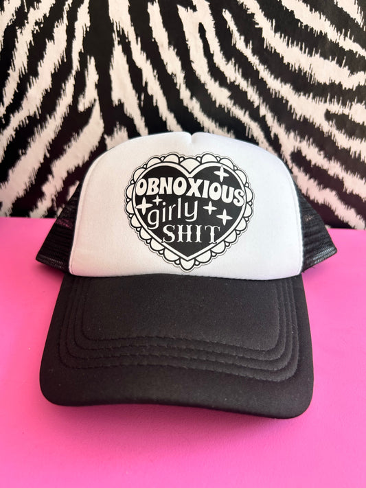 Obnoxious Girly Shit Trucker Baseball Hat