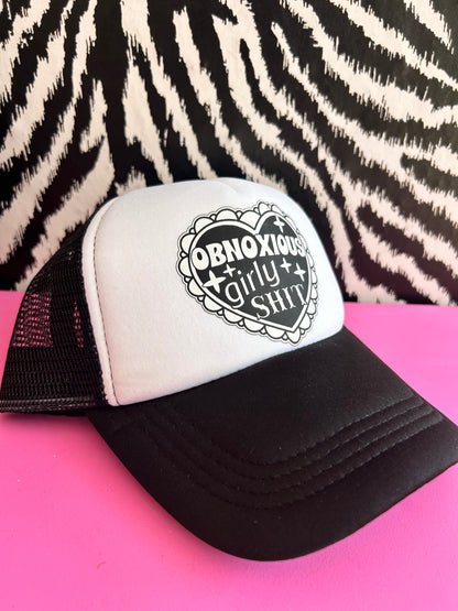 Obnoxious Girly Shit Trucker Baseball Hat