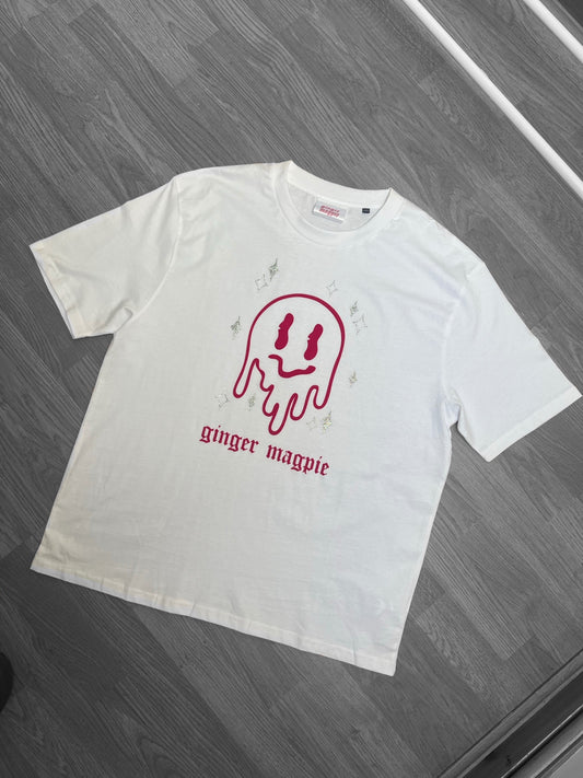 Smiley tshirt- white 