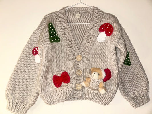 3/4 yrs Beige Handmade