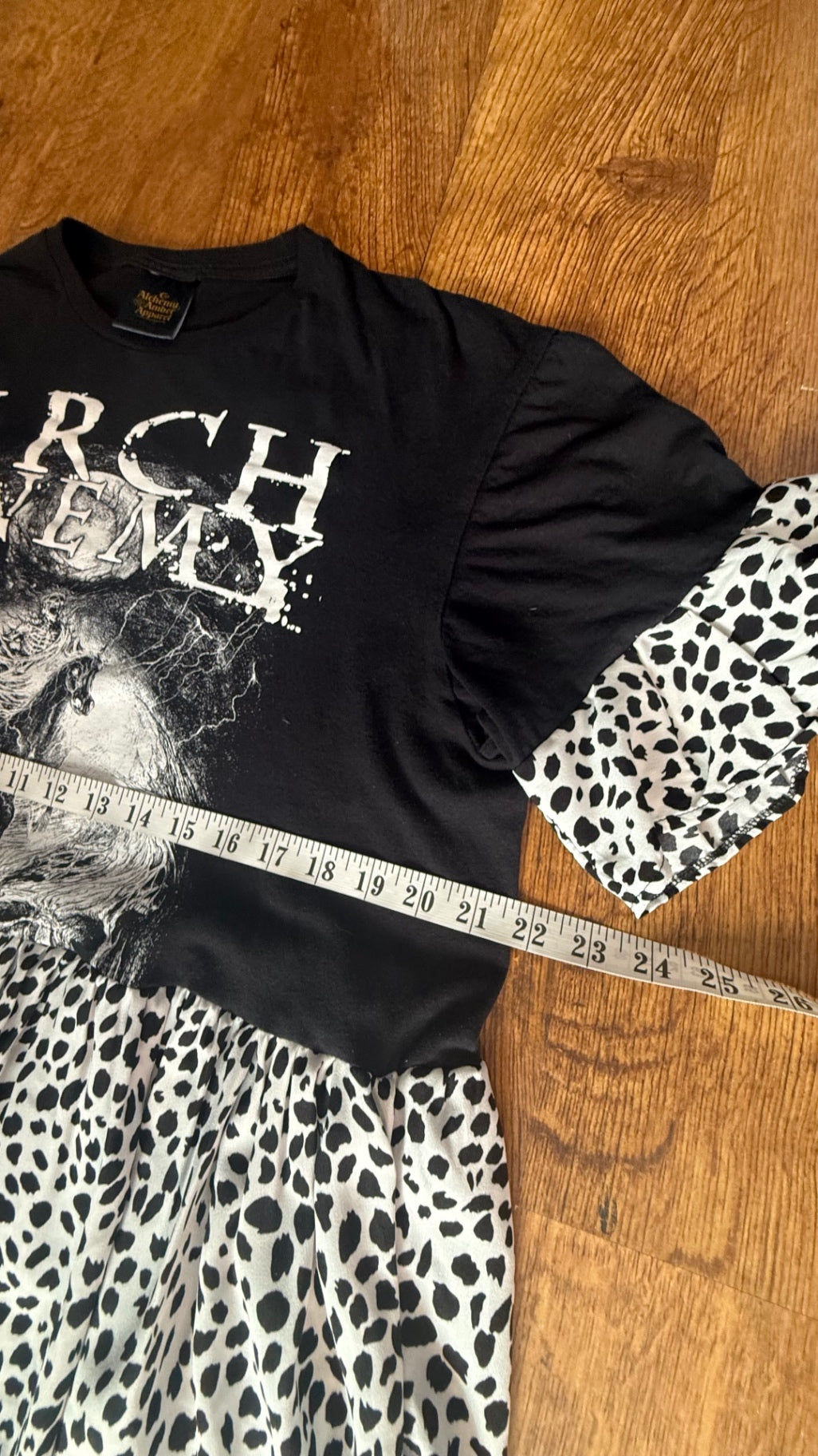 Arch enemy reworked smock dress with pockets 