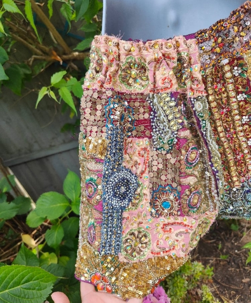 Mykonos jewel sequin shorts 8-12 uk
