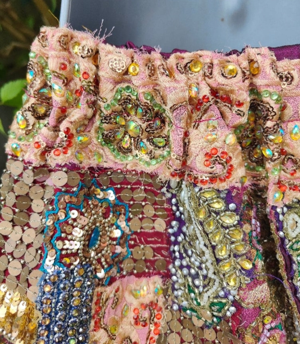Mykonos jewel sequin shorts 8-12 uk