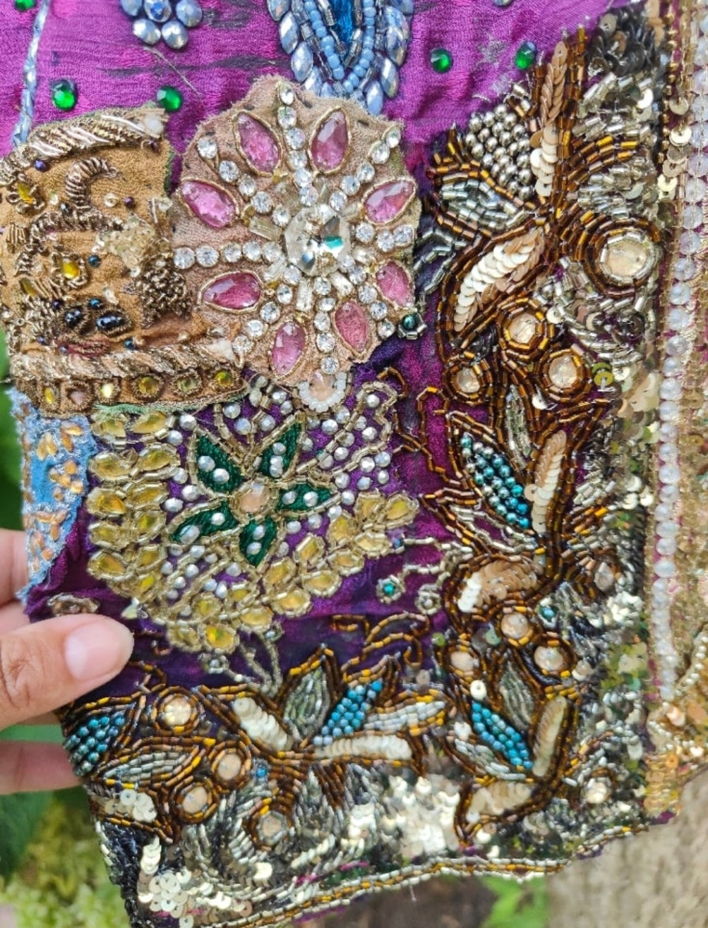 Mykonos jewel sequin shorts 8-12 uk