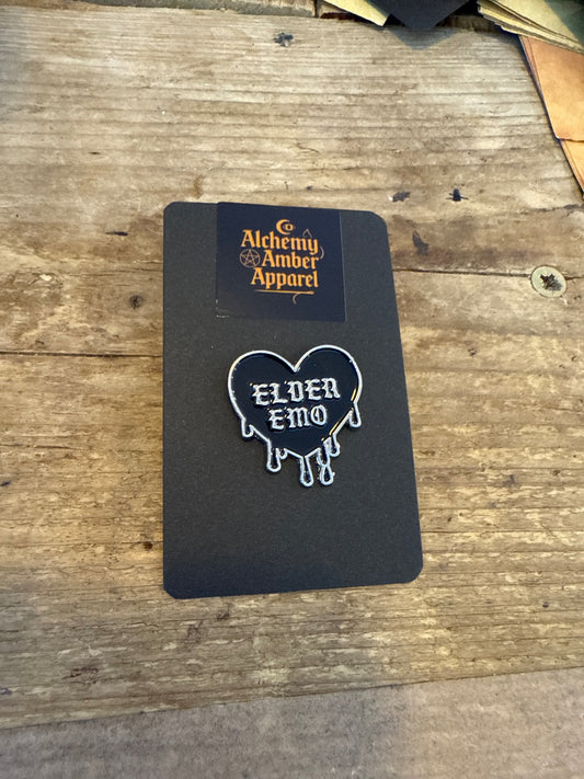 Elder Emo pin badge