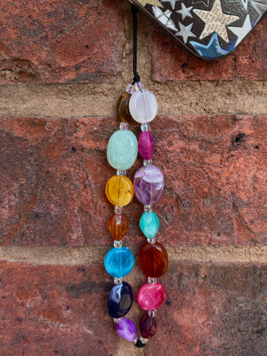 Rainbow Rocks Phone Charm