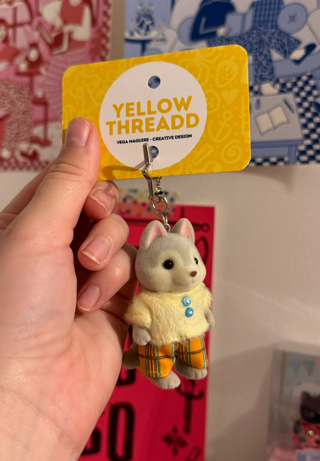 Wolf Keychain 