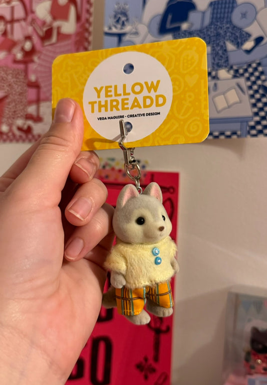 Wolf Keychain 