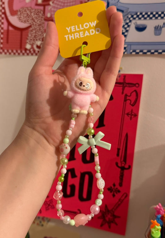 Pink & Green bubu charm