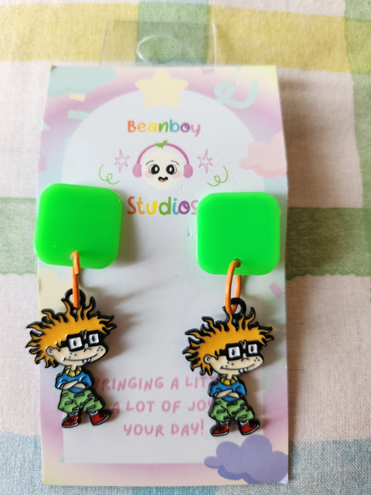 90s Boy Character Earrings
