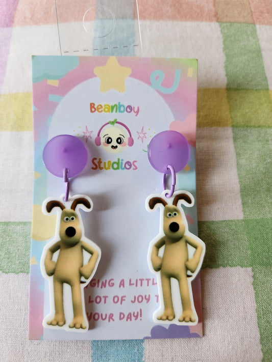 Dog Earrings