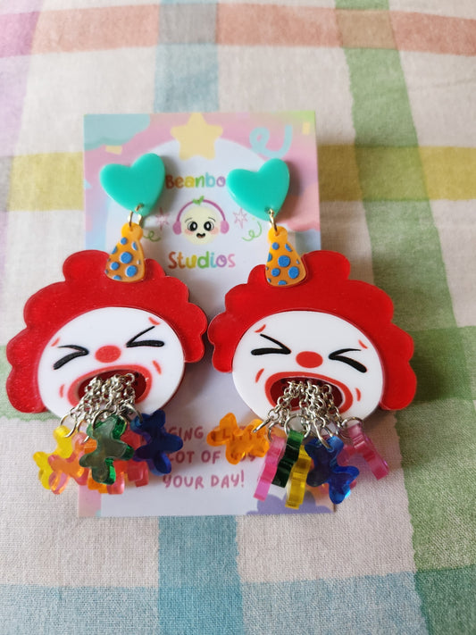 Clown Earrings