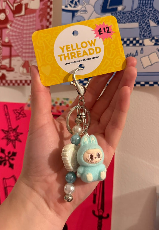 Blue bubu Keyring 