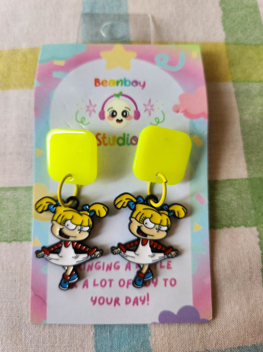 Metal 90s Girl Earrings