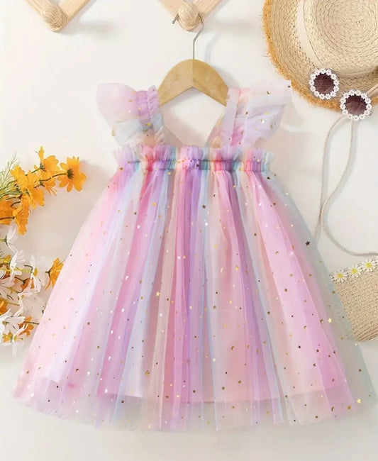 Rainbow Winged Dress