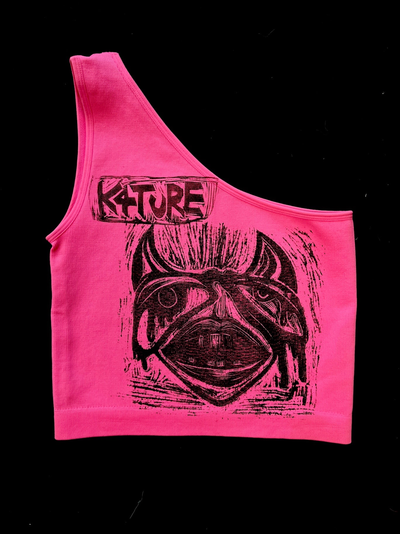 K4TURE pink asymmetric top