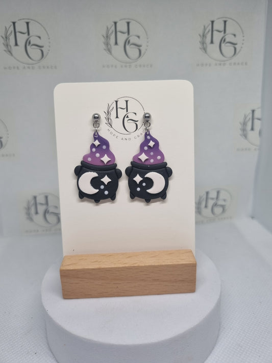 Cauldron earrings