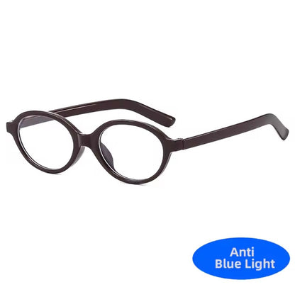Blair Black Oval Anti-Blue Light Glasses